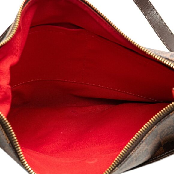 LOUIS VUITTON Brown Damier Leather Shoulder Bag - Picture 8 of 12